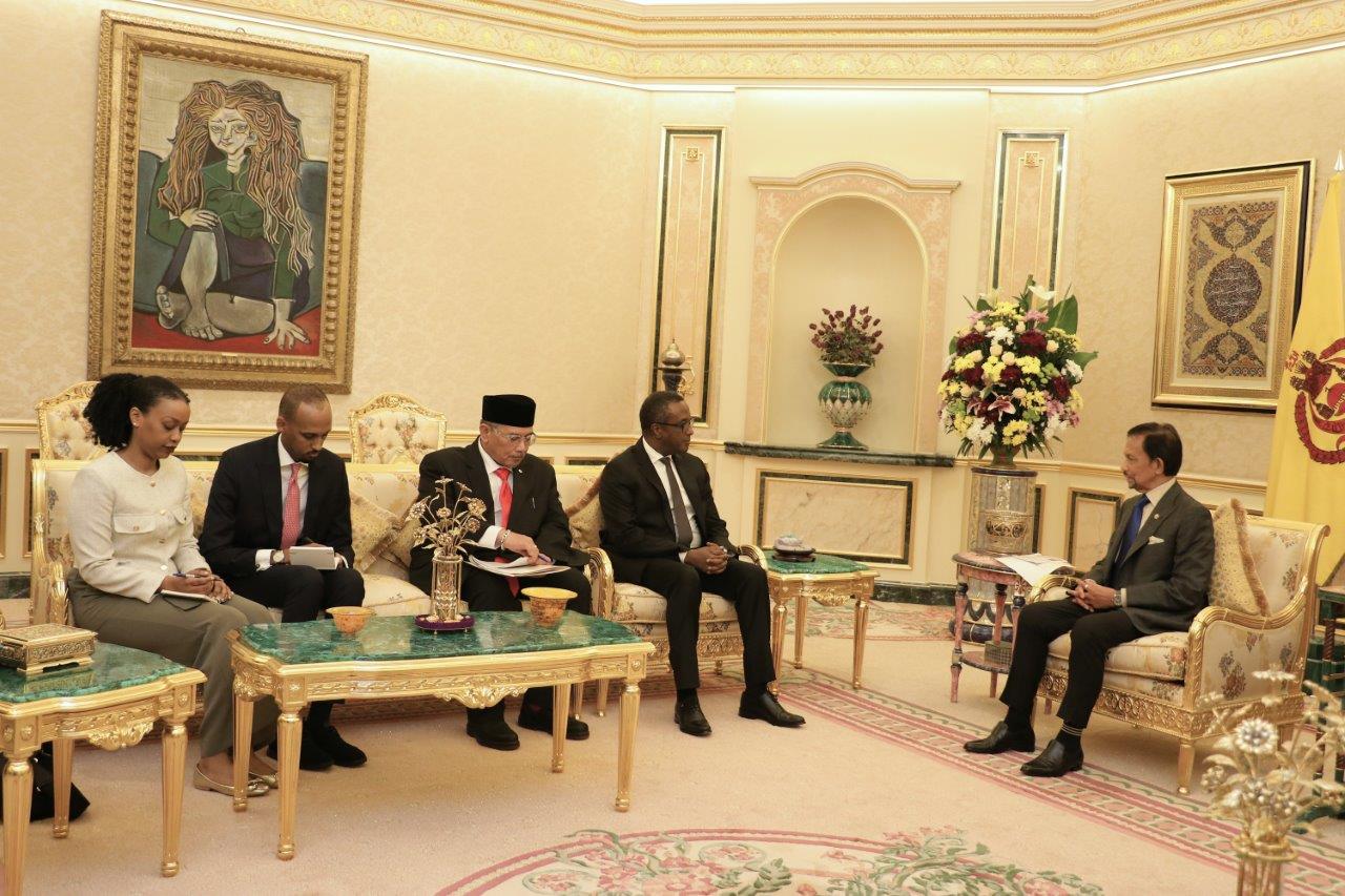 8 June 2024 - HIS MAJESTY THE SULTAN AND YANG DI-PERTUAN OF BRUNEI DARUSSALAM RECEIVES IN SEPARATE AUDIENCES THE FOREIGN MINISTERS OF THE REPUBLIC OF GHANA AND THE REPUBLIC OF RWANDA